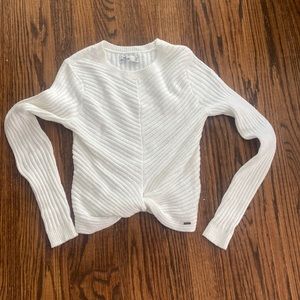 Holister White Sweater